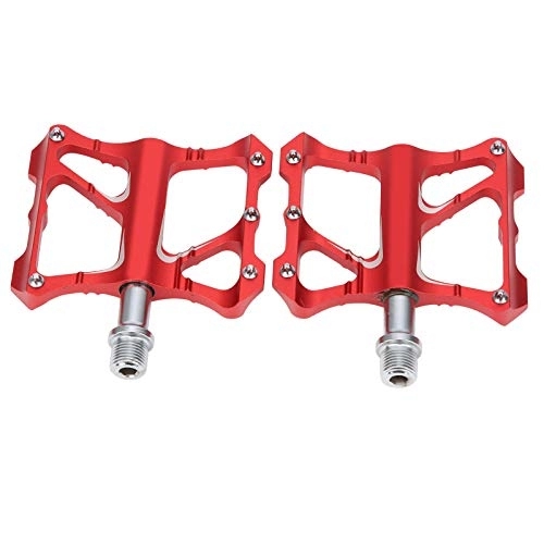 Mountain Bike Pedal : BOLORAMO GUB GC005 Mountain Bike Pedals, Make Cycling More Efficient GUB GC005 Bicycle Pedals Cycling More Grasp the Foot for MTB and Road Bike(red)