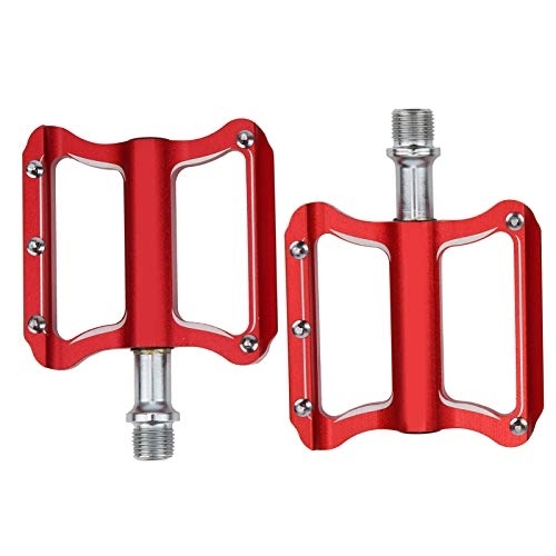 Mountain Bike Pedal : BOLORAMO GUB GC020‑DU Bicycle Pedals, Durable and Sturdy Make Treading More Efficient GUB GC020‑DU Mountain Bike Pedals for Road Bike Mountain Bike(red)