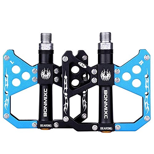 Mountain Bike Pedal : BONMIXC Bike Pedals 9 / 16 Platform BMX DH Mountain Bike Pedals Sealed Bearing Alloy Road Bicycle Pedals
