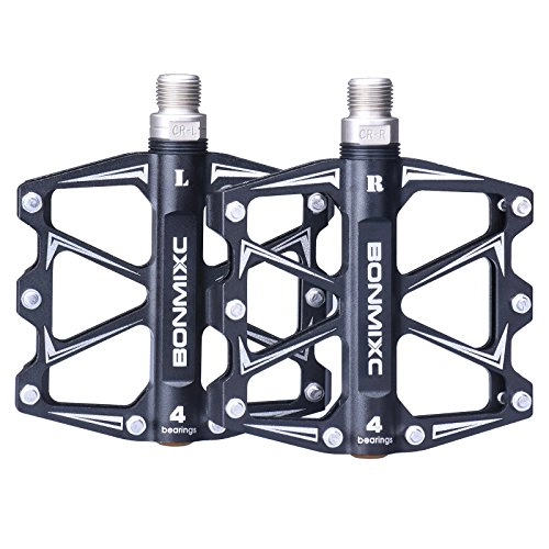 Mountain Bike Pedal : BONMIXC Bike Pedals 9 / 16 Sealed Bearing Alloy Strong Structure Mountain Bike Pedals Ultralight Weight Road Bicycle Pedals