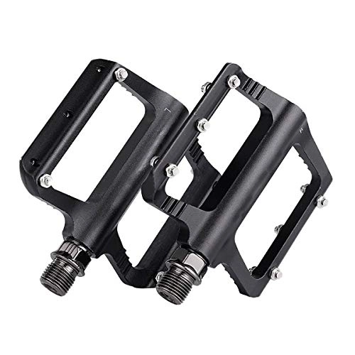 Mountain Bike Pedal : BRAZT Bike Pedals, New Sealed Bearings Cycling Bicycle Pedals, CNC Machined Aluminum Alloy Body Mountain Bike Pedals for MTB Road BMX Bicycle 9 / 16