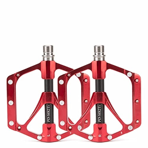 Mountain Bike Pedal : BREWIX Bike Pedal, Bicycle Pedal Sets, 9 / 16'' Non-Slip Aluminum Replacement for Road / Mountain Bike pedal