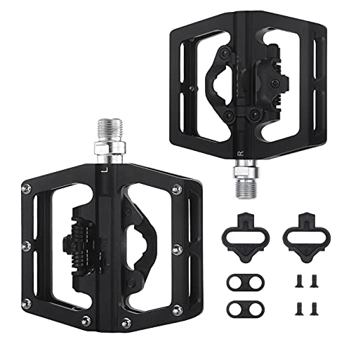 Mountain Bike Pedal : BTTKW MTB Bike Pedal Self-Locking Bicycle Racing Pedales Structre Aluminum Lock Pedals Sealed Bearing Bike Pedal 9 / 16" Mountain Bike Pedal