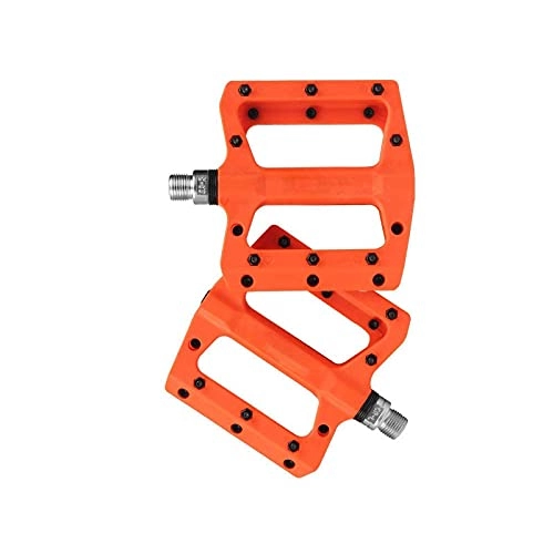 Mountain Bike Pedal : BUMSIEMO Bicycle Pedals Racing Bike With Fast Speed Sealed Warehouses Mountain Aluminum Alloy Metal Orange