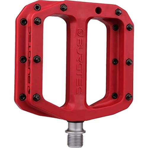 Mountain Bike Pedal : Burgtec MK4 Composite Pedals, Red, One Size