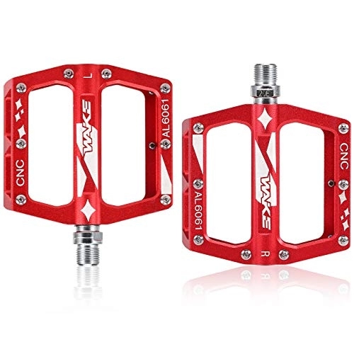 Mountain Bike Pedal : burko 1 Pair Bike Pedals Aluminium Alloy Bicycle Platform Pedals Mountain Bike Pedals Cycling Pedals