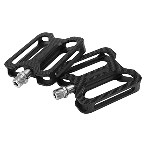 Mountain Bike Pedal : BuyWeek Mountain Bike Pedal, Aluminum Alloy Bicycle Bearings Sealed Pedal Beach Bike Pedals with CNC Milling