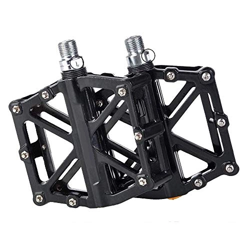 Mountain Bike Pedal : BXU-BG Outdoor sports Bicycle pedal, nonslip and durable ultralight mountain bike flat pedal, three bearing pedals for 9 / 16 MTB BMX mountain road bike hybrid pedal