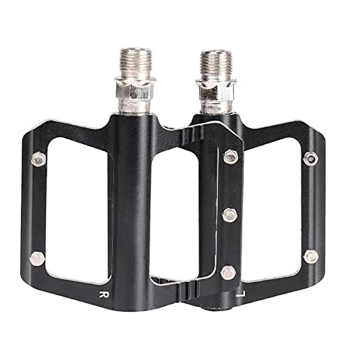 Mountain Bike Pedal : CCHHL Bike Pedals, Lightweight Aluminum Alloy Bearing Pedals, 9 / 16 Non-Slip Pedal Accessories for Road Mountain BMX MTB Bike