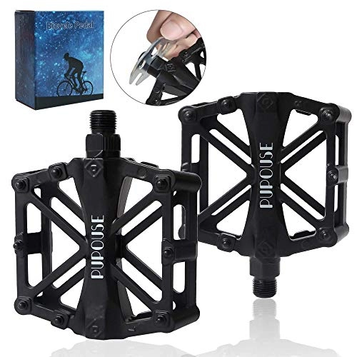 Mountain Bike Pedal : CESHUMD Mountain Bike Pedals MTB Pedal for BMX 9 / 16 Non-Slip Lightweight Aluminum Alloy Off Road Bicycle Cycling Platform Cycle Pedal