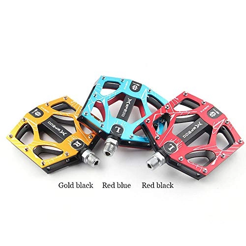 Mountain Bike Pedal : cewin Aluminum Alloy Pedal Mountain Bike Aluminum Alloy Three Bearing Pedal Blue Average Code For Bearing Pedal Pedal Ride Of Lightweight Highway Vehicle