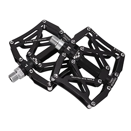 Mountain Bike Pedal : Chanme Mountain Bike Pedals, CNC Machining Fluent Bearings Bicycle Pedals Aluminum for 9 / 16inch Spindle