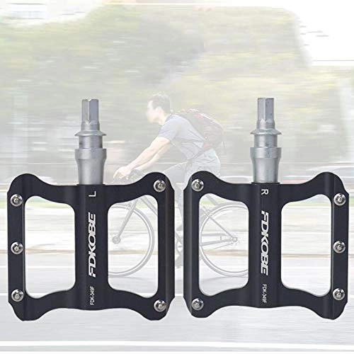 Mountain Bike Pedal : CHEIRS Mountain Bike Quick Release Pedal Road Folding Bike Aluminum Alloy Pedal Bearing Bicycle Accessories Pedal