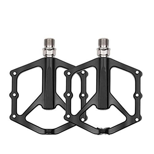 Mountain Bike Pedal : Cheniess Bicycle Pedal Aluminum Alloy Bearing Mountain Pedal Non-slip Pedal Accessories Suit for Long Ride
