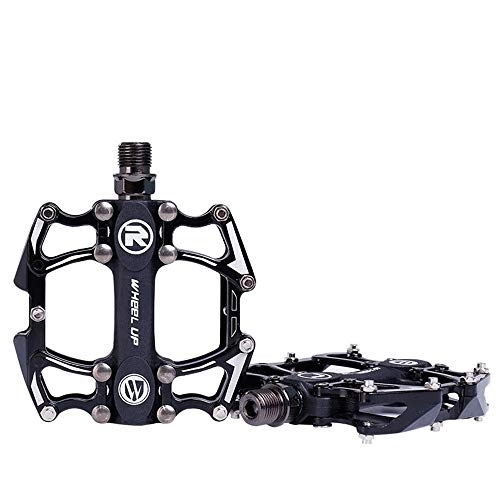 Mountain Bike Pedal : ChenYongPing Bike Accessories Mountain Bike Pedals Aluminum Alloy Bearing Mountain Pedal Black Bicycle Pedal Anti-skid Pedal Road Bike Bicycle Lightweight Bicycle Platform Flat Pedals