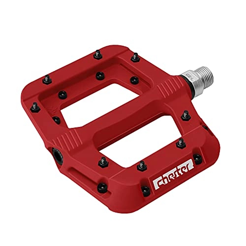 Mountain Bike Pedal : CHESTER Composite Pedal Mountain Bike Pedals (Red)