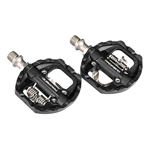 Mountain Bike Pedal : chiwanji Bike Pedals Cleat Set, Bicycle Dual Platform Pedals Compatible with MTB Mountain