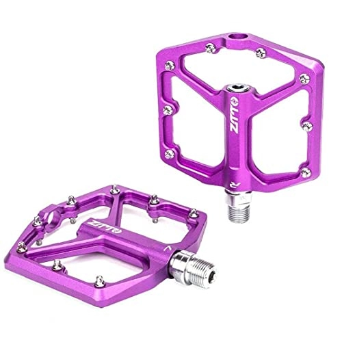 Mountain Bike Pedal : Chtom Bicycle Pedals Mountain Cycling Bike Pedals Anti-slip Durable Plastic Pedal 2PCs (Color : Black)