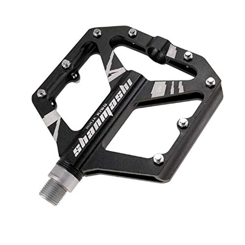 Mountain Bike Pedal : CHUN LING Mountain Bike Pedals, With Wide Flat Platform, Lightweight Road Bike Pedals Carbon Fiber Sealed Bearing Alloy Flat Pedals