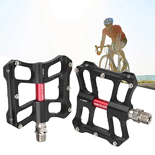 Mountain Bike Pedal : cigemay Mountain Bike Pedals, Ultra‑light Aluminum Alloy Bike Bearing Pedal, Easy to Install， for Mountain BMX Road Accessories
