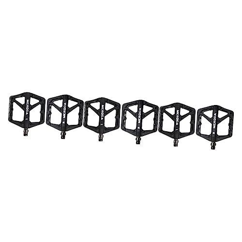 Mountain Bike Pedal : CLISPEED 3 Pairs Bicycle Pedal Bicycle Accessories Off Road Accessories Kid Bike Accessories Bike Pedals with Straps Lightweight Bike Pedals Road Bike Pedals Flat Bike Pedals Mountain Pedal