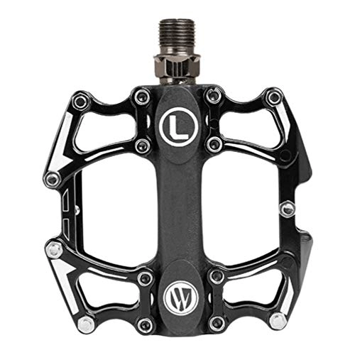 Mountain Bike Pedal : CLISPEED Bicycle Pedal Aluminium Alloy Bike Pedal Bicycle Accessories Non Slip Pedal for Mountain Bikes Cycling Bicycles Black