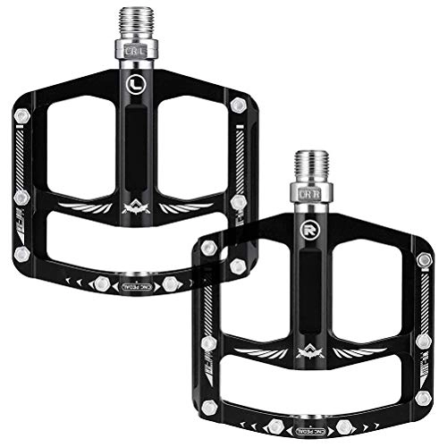 Mountain Bike Pedal : COTTILE Bicycle Pedals Mountain Bike Pedals Made of CNC Aluminium Alloy Trekking Pedals (One Pair) for Mountain Bike Road Bike