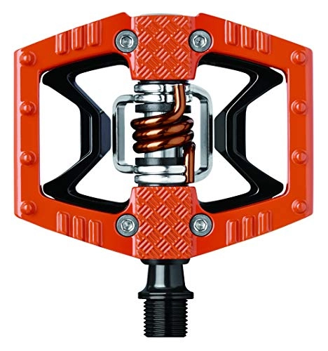 Mountain Bike Pedal : CRANKBROTHERS Doubleshot-2 Pedals, Orange, One Size