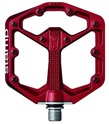 Mountain Bike Pedal : Crankbrothers Stamp Unisex Adult MTB Pedal, Red, Size S