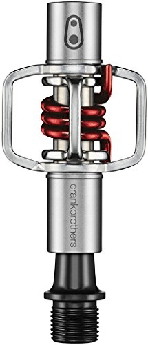 Mountain Bike Pedal : CRANKBROTHERS Unisex's Eggbeater-1 Pedals, Red, One Size