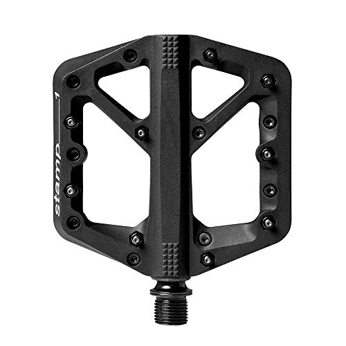 Mountain Bike Pedal : CRANKBROTHERS Unisex's Stamp-1 Pedals, Black, Large