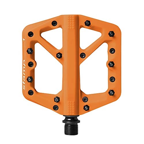 Mountain Bike Pedal : Crankbrothers Unisex's Stamp-1 Pedals, Orange, Small