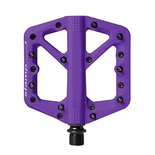 Mountain Bike Pedal : Crankbrothers Unisex's Stamp-1 Pedals, Purple, Small