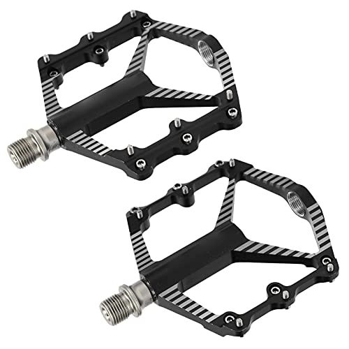 Mountain Bike Pedal : Cycling Accessory, DU Bearing Mountain Bike Pedal Hollow Design Bike Sealed Bearings Pedals Sealed Shaft Sleeve Cycling Pedals Cleats for Cycling(black)