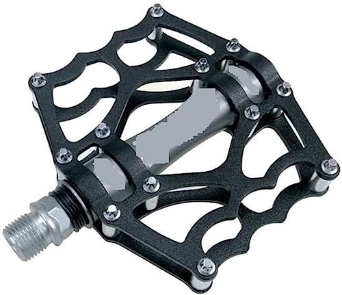 Mountain Bike Pedal : cycling pedals, road bikepedals, Bicycle Pedals, MTB Mountain Aluminum Alloy Bike Footrest Big Flat Ultralight Cycling Pedal (Color : Titanium)