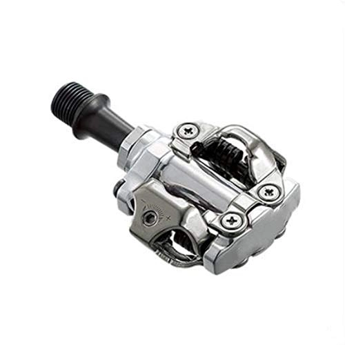 Mountain Bike Pedal : Cycling Pedals Self-Locking Pedals Bicycle Components Mountain Bike Parts (Color : M540 silver)