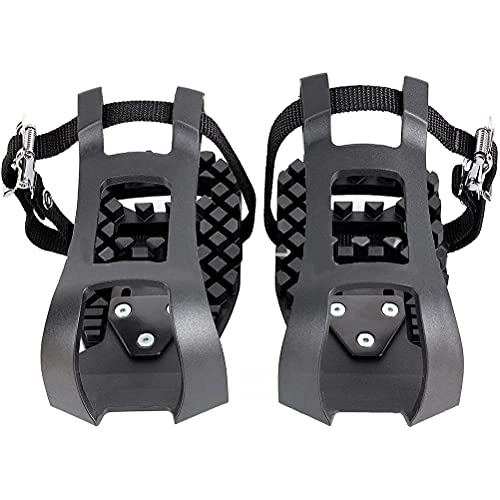 Mountain Bike Pedal : Cycling Pedals with Clips and Straps, 1 Pair of Mountain Bike Pedals for Bikes Gymnastics Indoor Exercise, Spin Bike and Outdoor Mountain Bike