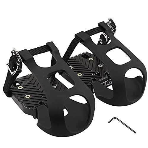 Mountain Bike Pedal : CyclingDeal Compatible with Peloton Bike and Bike+ Toe Clips Cage ONLY - Peloton Bike Pedal Adapters -Convert Compatible with Look Delta Pedals to Dual Function Pedals – Ride with Sneakers