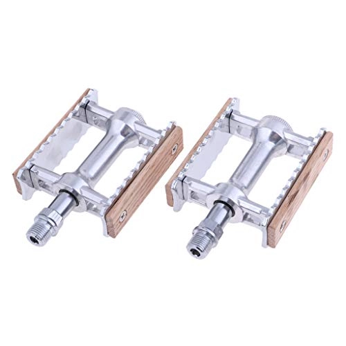 Mountain Bike Pedal : D DOLITY Lightweight Bicycle Pedals Aluminium Alloy Cycling Pedals Mountain Bike Pedal for MTB, Road Bicycle, BMX - Silver