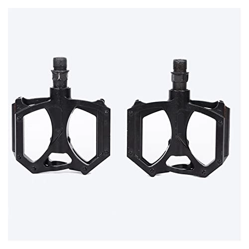 Mountain Bike Pedal : DAIANNA F XiaoY 1 Pair Bicycle Pedal DU Bushing Aluminum Alloy Compatible With Mountain Road Bike Pedal Cycling Accessories Universal F XiaoY (Color : M195-Black)