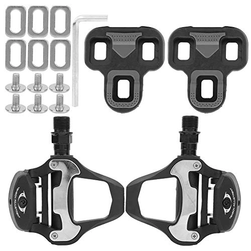 Mountain Bike Pedal : DAUERHAFT Bike Locking Pedal Aluminum Alloy Material R31 Road Bicycle Lock Footrest Cycling Equipment Combination Kit for Mountain Bike and Bicycle