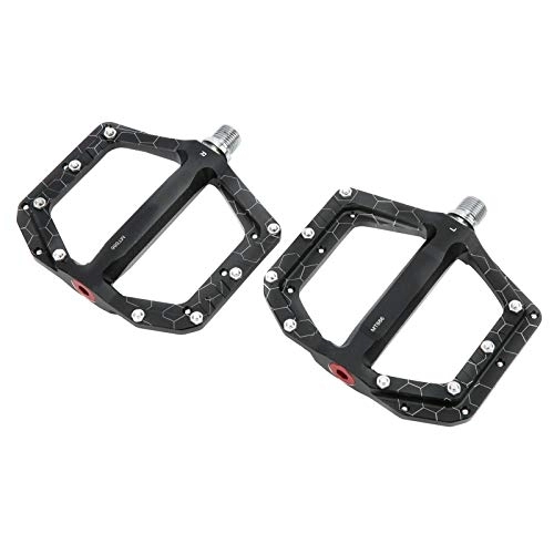 Mountain Bike Pedal : DAUERHAFT Universal Thread Mouth Light Weight Bike Pedal Aluminum Alloy Pedal Road Bicycle Pedal, Suitable for Mountain Bike