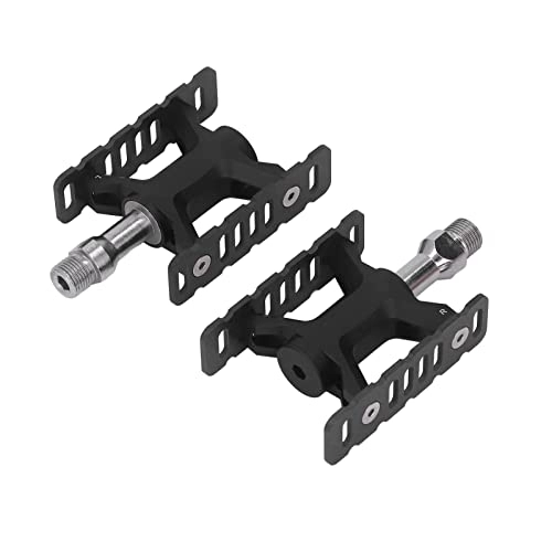Mountain Bike Pedal : DAUZ Bike Pedals, Extended Bike Pedals With DU Bearing To Prevent Slip And Rust On Mountain Bikes (Black)
