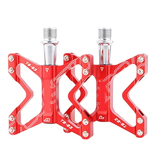 Mountain Bike Pedal : Delisouls Mountain Bike Pedals, Bike Pedals, Ultra Light Non Slip Aluminum Alloy Fixed Bearing Bicycle Pedals, Road Bike Pedals for Mountain Bike