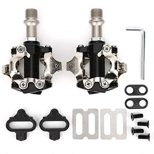 Mountain Bike Pedal : Demeras Bike Pedal Bike Self‑Locking Pedals Bicycle Pedal Cleats Self-locking Cycling Cleats Set for Indoor & Outdoor Rode Bike Cycling