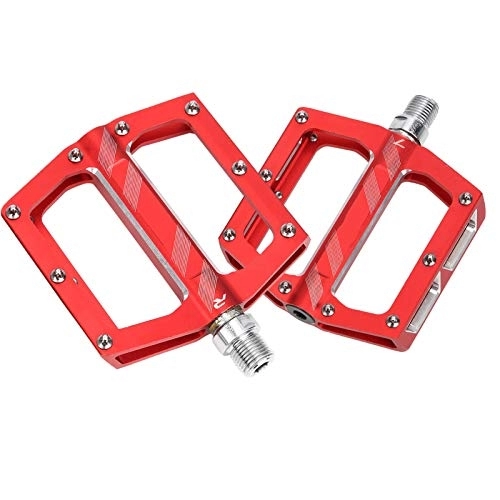 Mountain Bike Pedal : Demeras Road Bike Pedals, Bike Pedals Flat Pedal Concave Platform Mountain Bike Pedal Bike Bicycle Adapter Parts for Bicycle Pedals Mountain Bike(red)