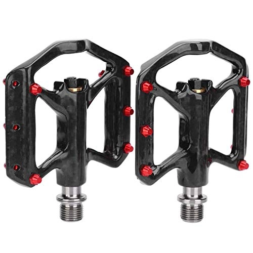 Mountain Bike Pedal : Denkerm Self‑locking Pedal Bike Self‑locking Pedal Mountain Bike Pedal Aluminum Alloy Bike Pedals correct your position for Road Bike