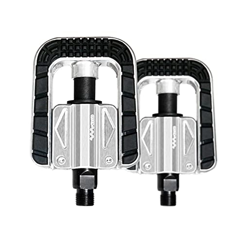Mountain Bike Pedal : DERCLIVE A Pair Mountain Road Bike Pedal Aluminum Bicycle Replacement Folding Reflective Pedals Universal Use