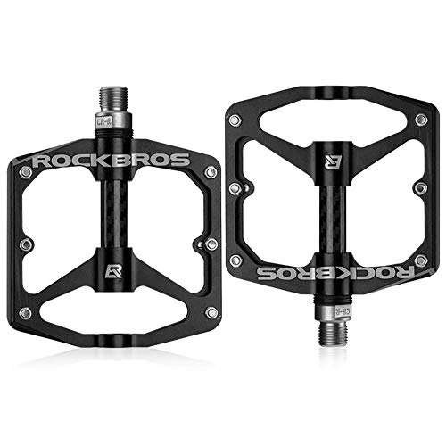 Mountain Bike Pedal : Desert camel Bicycle Pedals, Widening and Lightweight Labor-Saving Bicycle Pedals, Suitable for Mountain Bike Road Bike Riding, Black
