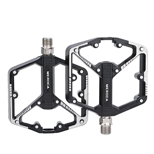 Mountain Bike Pedal : DEVELE 2PC Super Bearing Bike Pedals 3 Bearings Mountain Bike Pedals Road Bike Mtb Loop Pedal, Durable All Aluminum Alloy, More Lubricated and Effortless